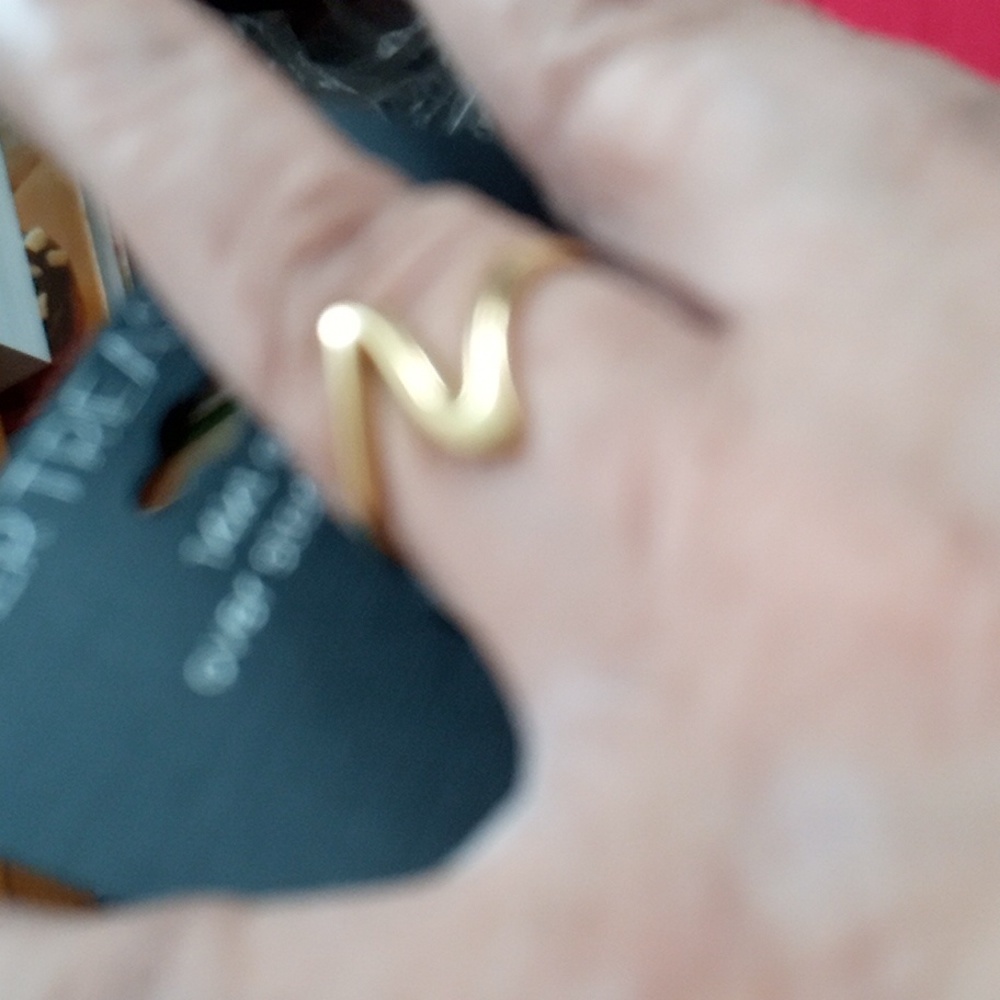 Silver Treasures 14kt Gold Over Sterling Silver Ring Size 8